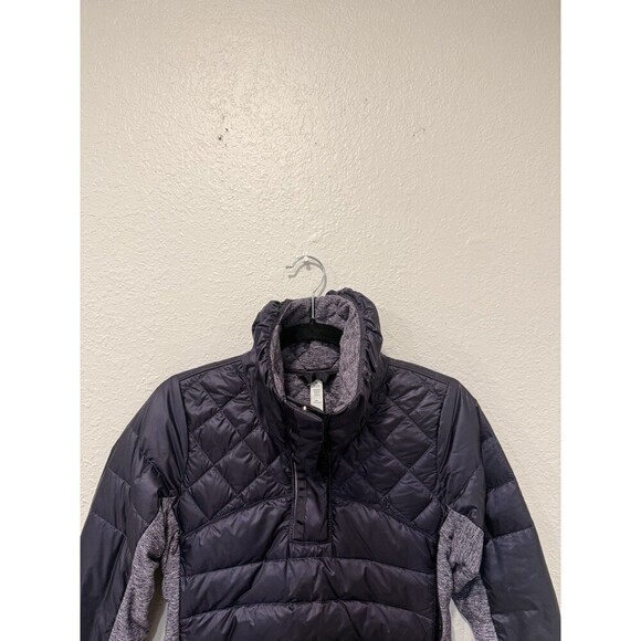 Lululemon Down For a Run Pullover 800 Fill Puffer Jacket Grape 1/4 Zip Size 4 - Picture 11 of 11